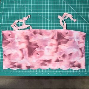 Danskin Pink Abstract Tube Top